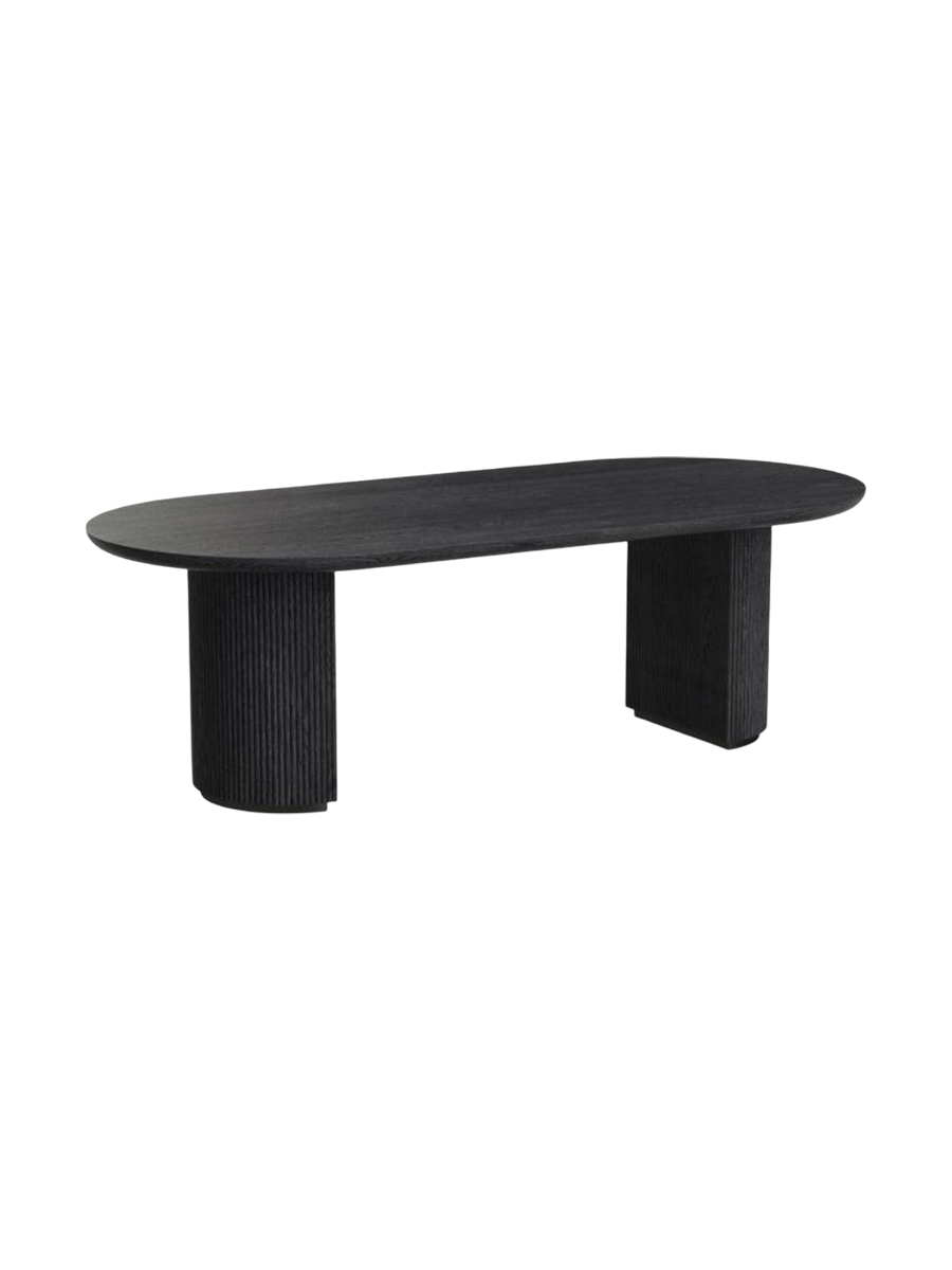 
Large Design Dining Table "Kingston", Various Sizes - 280 x 100 cm / Oak Dark Coffee