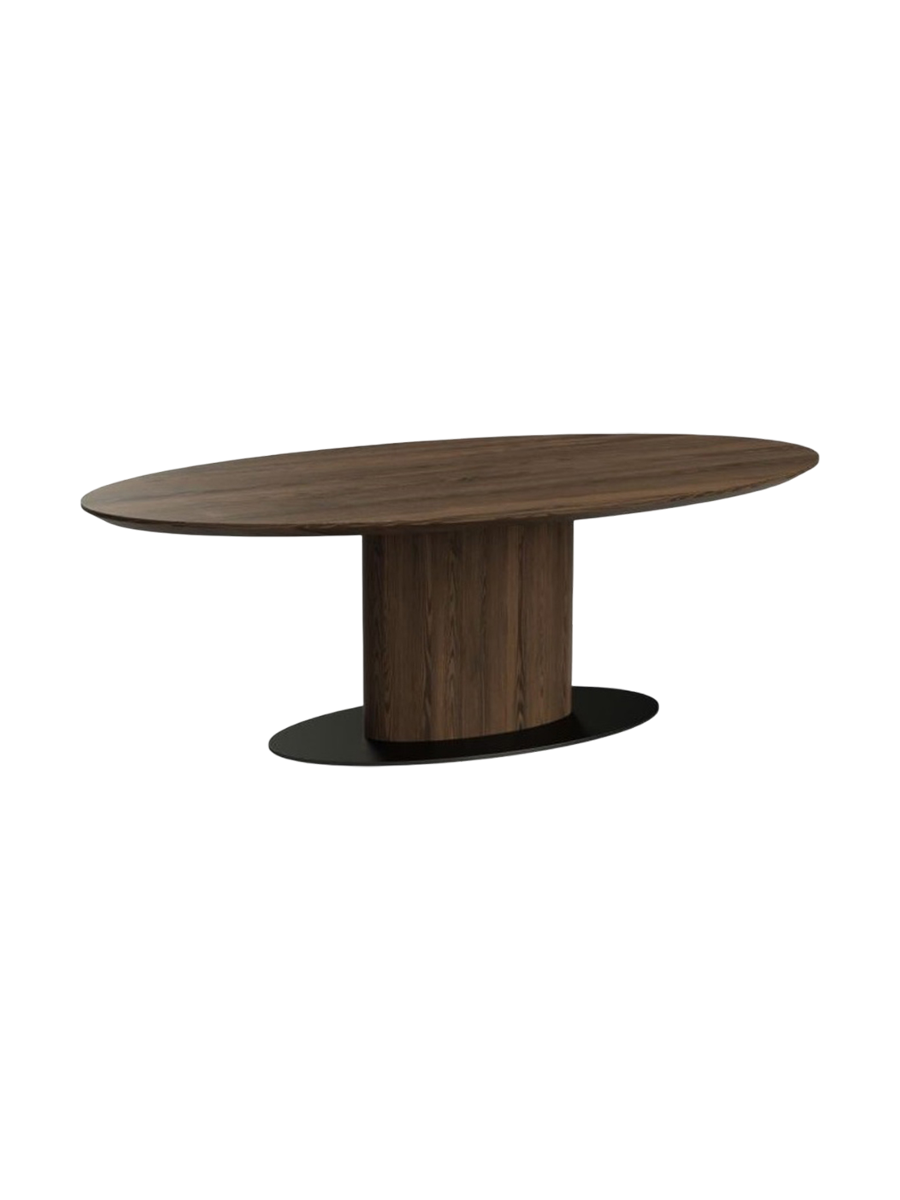 
Large Design Dining Table "Kingston", Various Sizes - 210 x 105 cm / Oak Brown