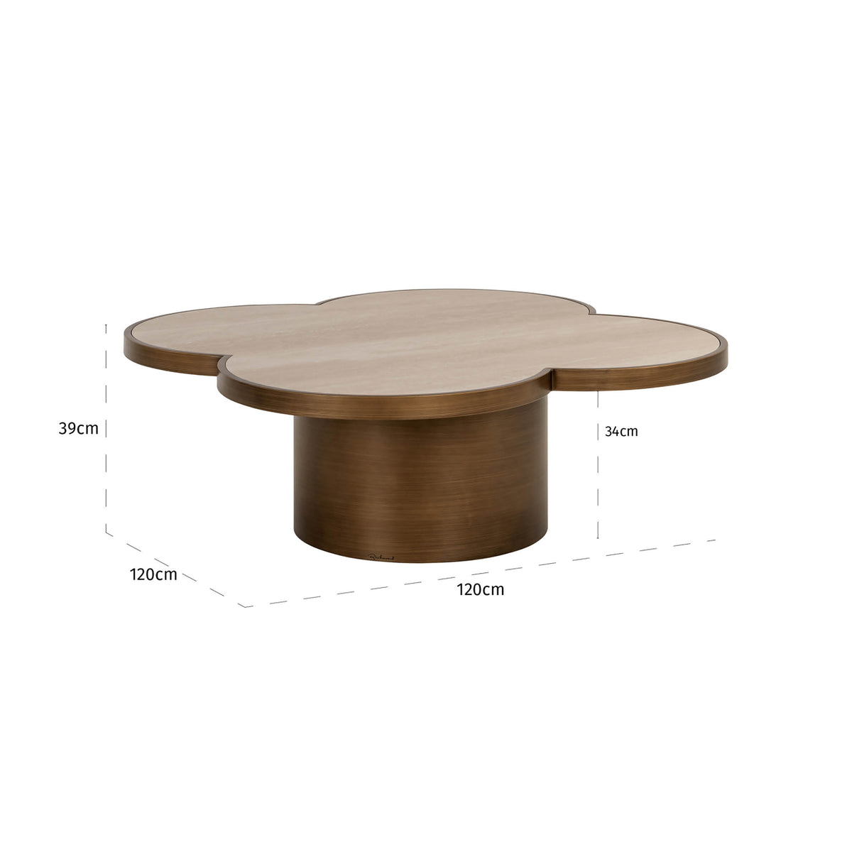 
Tavolino da salotto di design «Clover»