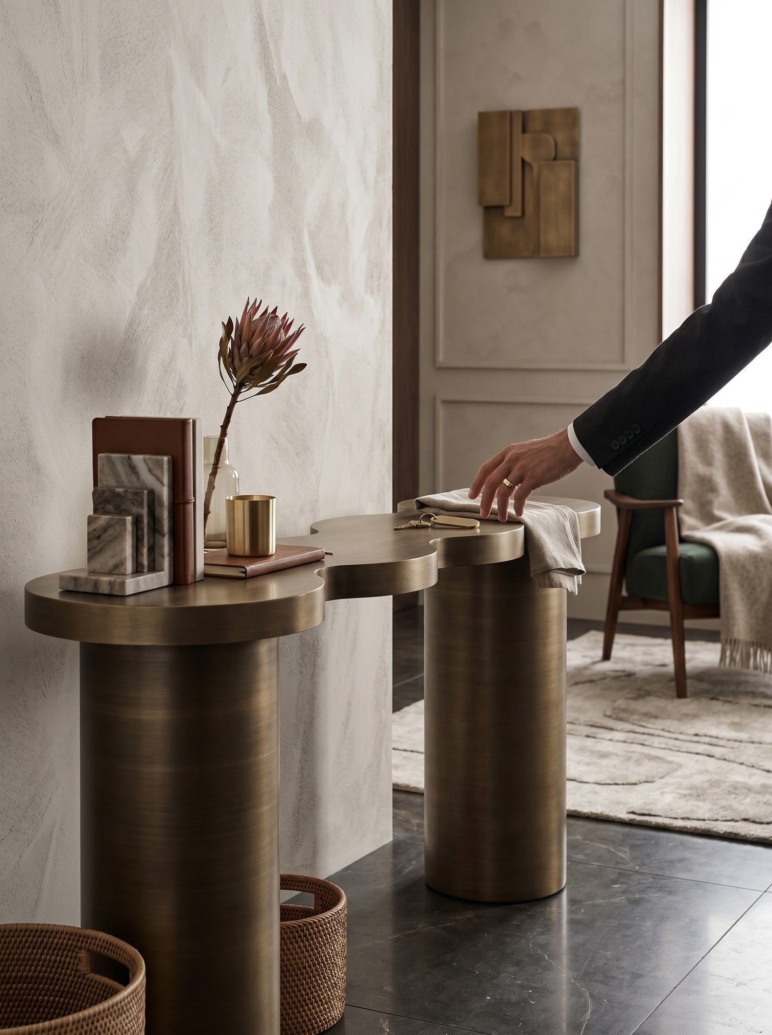 
Large Design Console Table "Bubba"