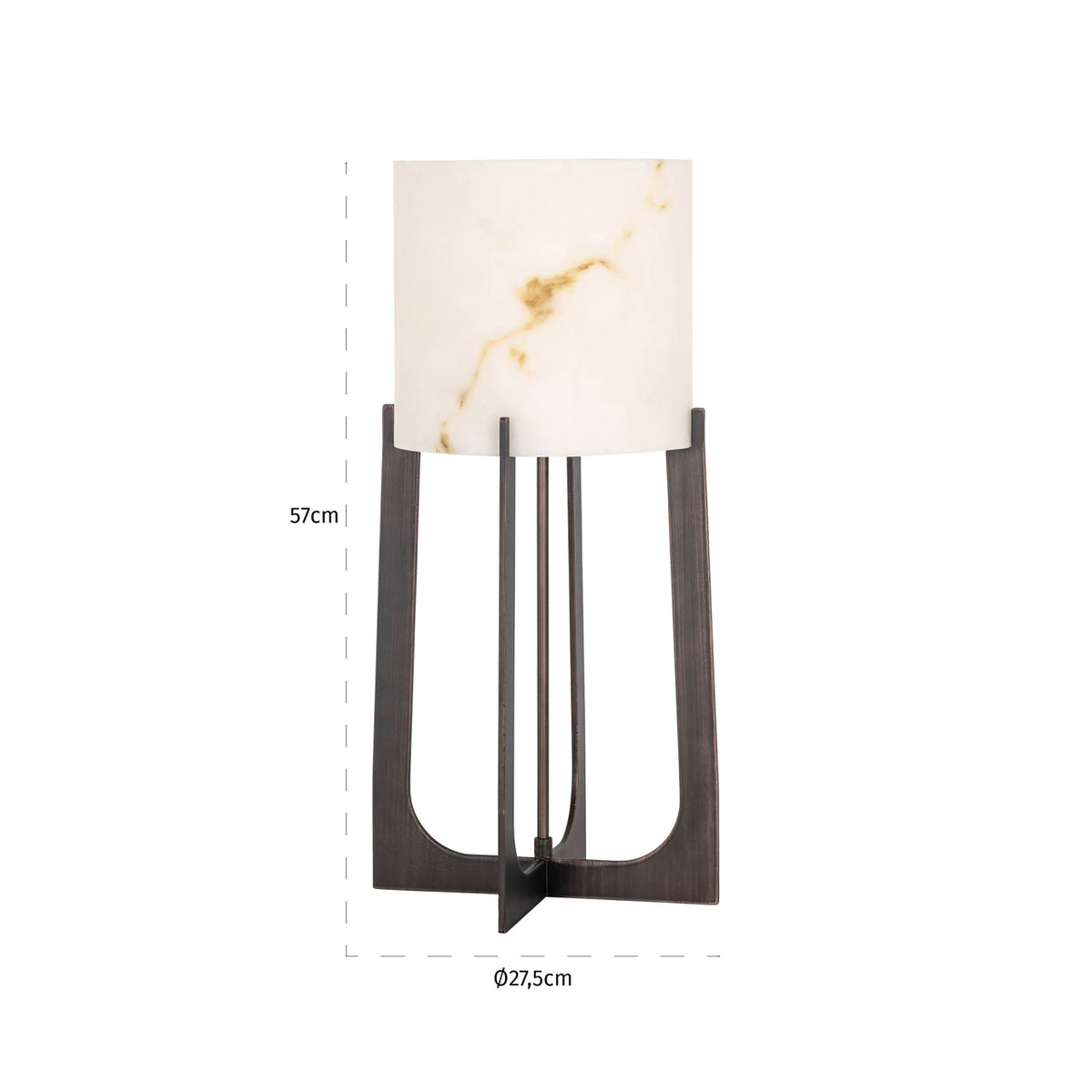 
Lampada da tavolo di design «Loura», diverse dimensioni - 27.5 × 27.5 × 57 cm
