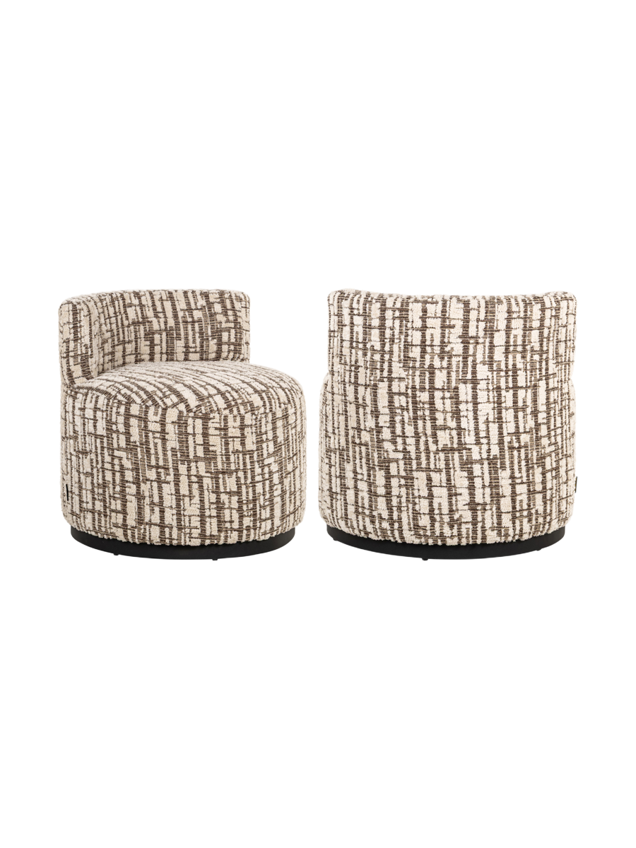 
Poltrona di design «Franny» - Crema