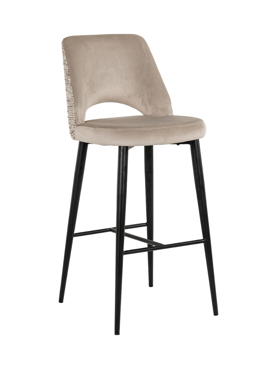 
Sedia da bar di design “Tabitha”, altezza della seduta 76 cm, Trendy Nature