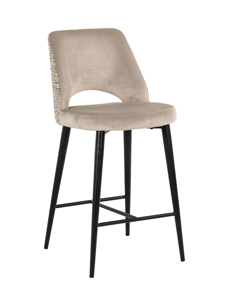 
Sedia da bar di design “Tabitha”, altezza della seduta 66 cm, Trendy Nature