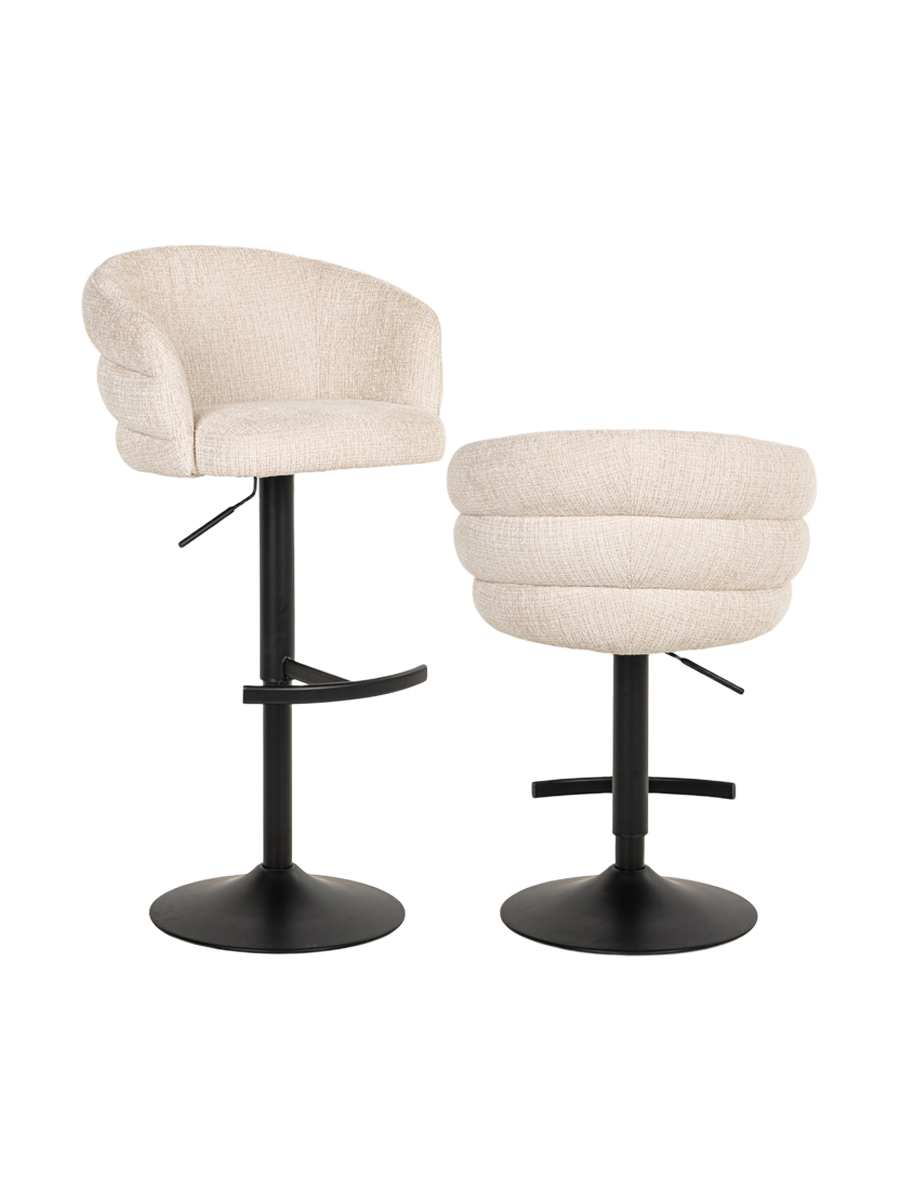 
Sgabello da bar di design „Nikki“ - Beige Niagara