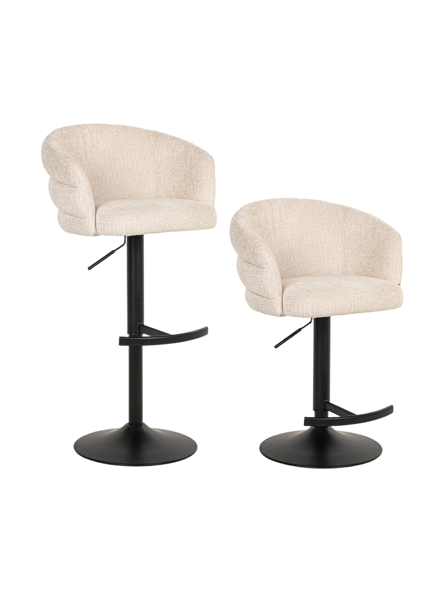 
Sgabello da bar di design „Nikki“ - Beige Niagara