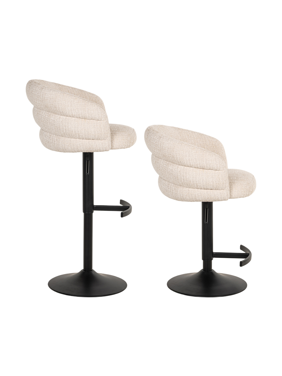 
Sgabello da bar di design „Nikki“ - Beige Niagara