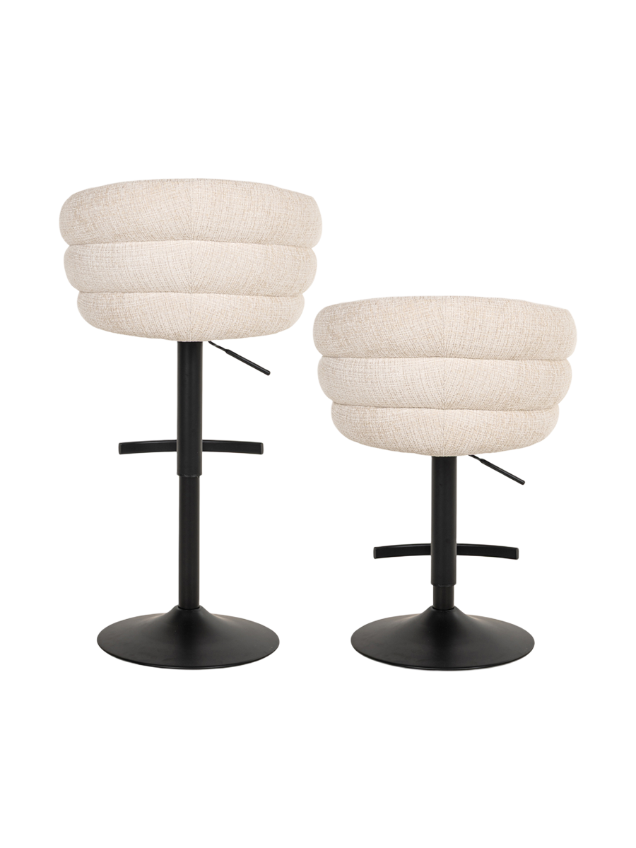 
Sgabello da bar di design „Nikki“ - Beige Niagara