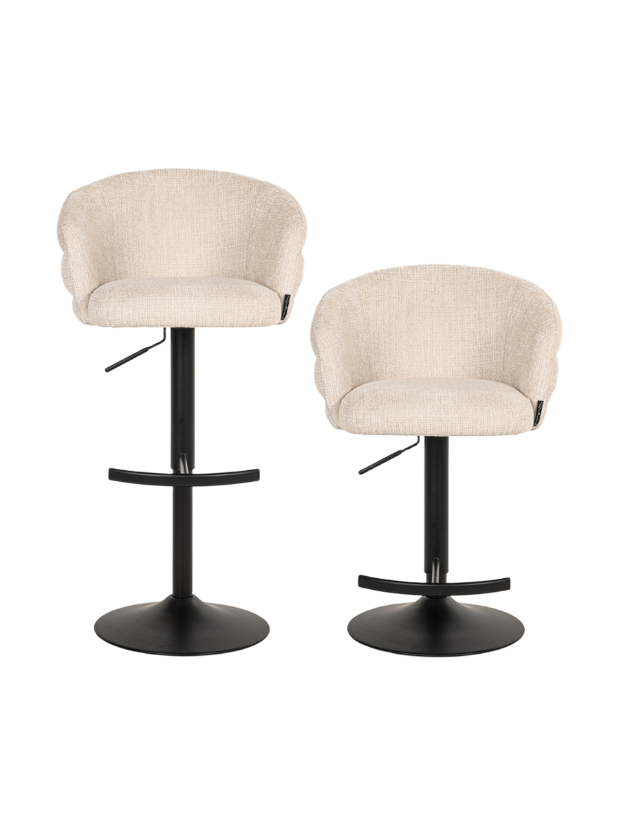 
Sgabello da bar di design „Nikki“ - Beige Niagara