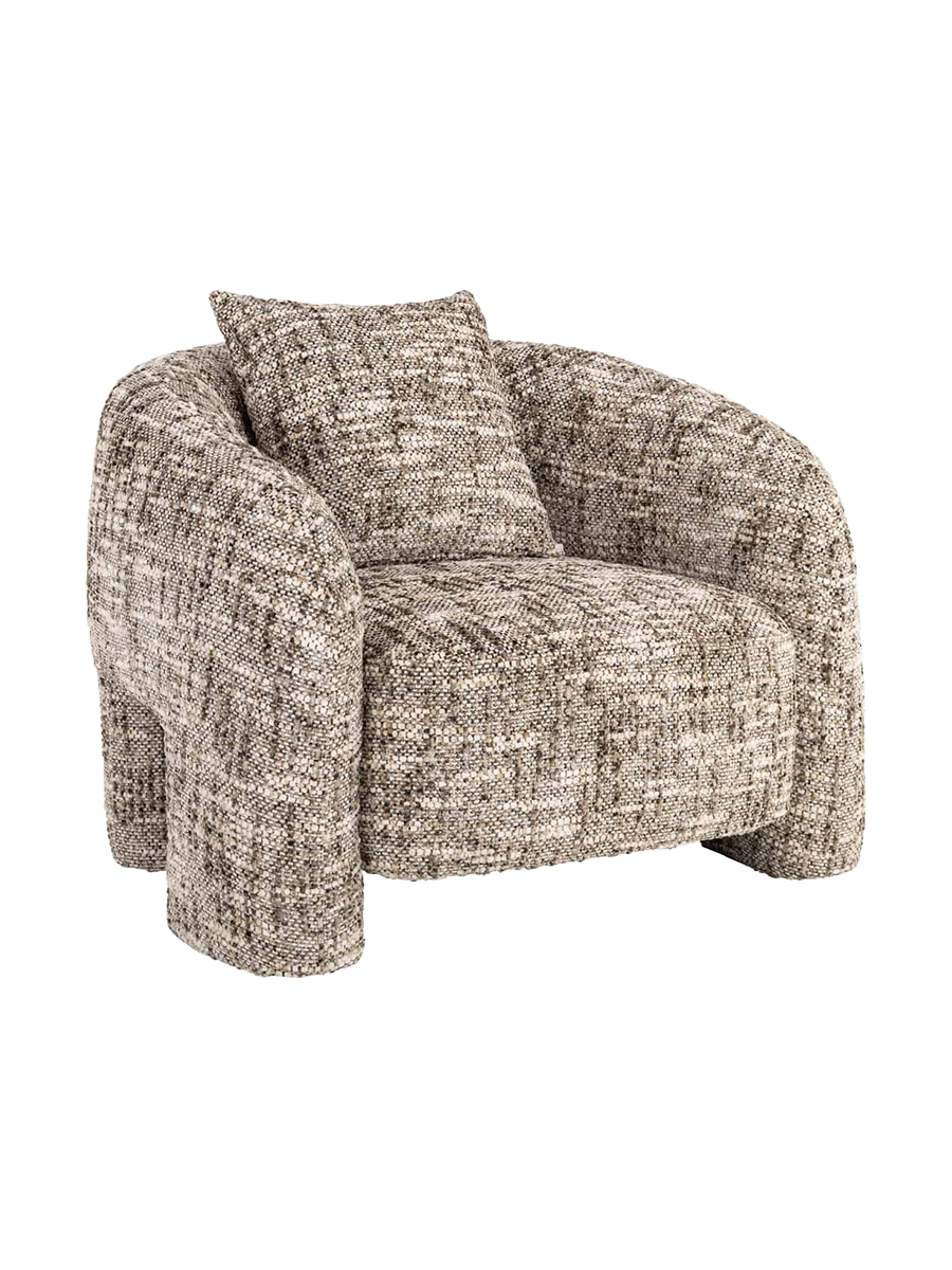 
Poltrona lounge di design «Tuscany» - Brown Omara