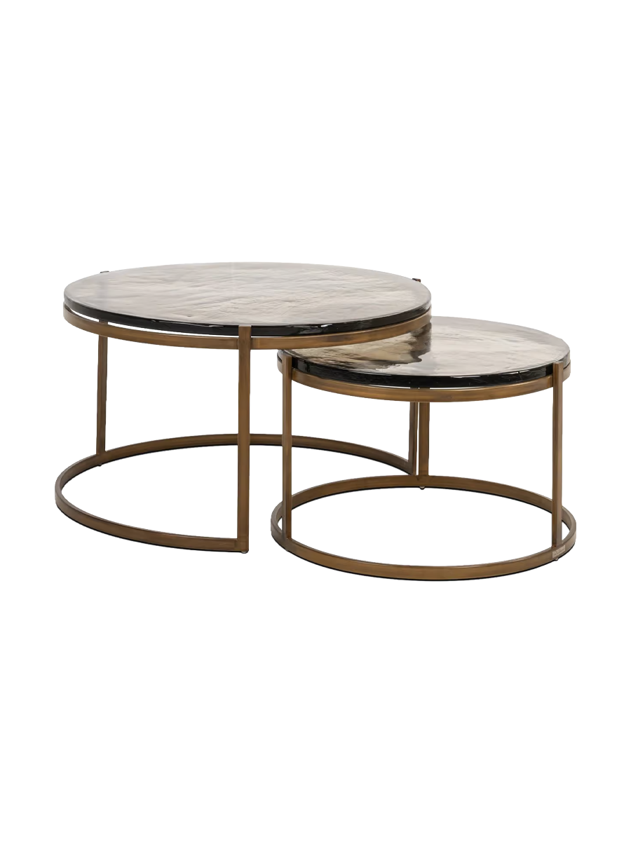 
Design Couchtisch Set „Cleo“ (2 Stück)
