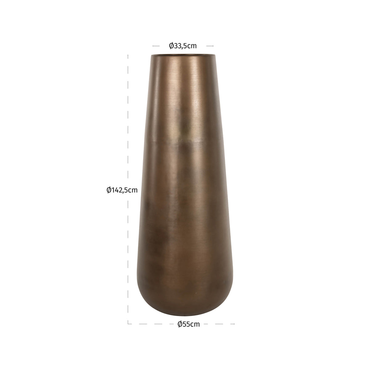 
Vaso di design “Kenza”, diverse dimensioni - 56 × 56 × 142 cm