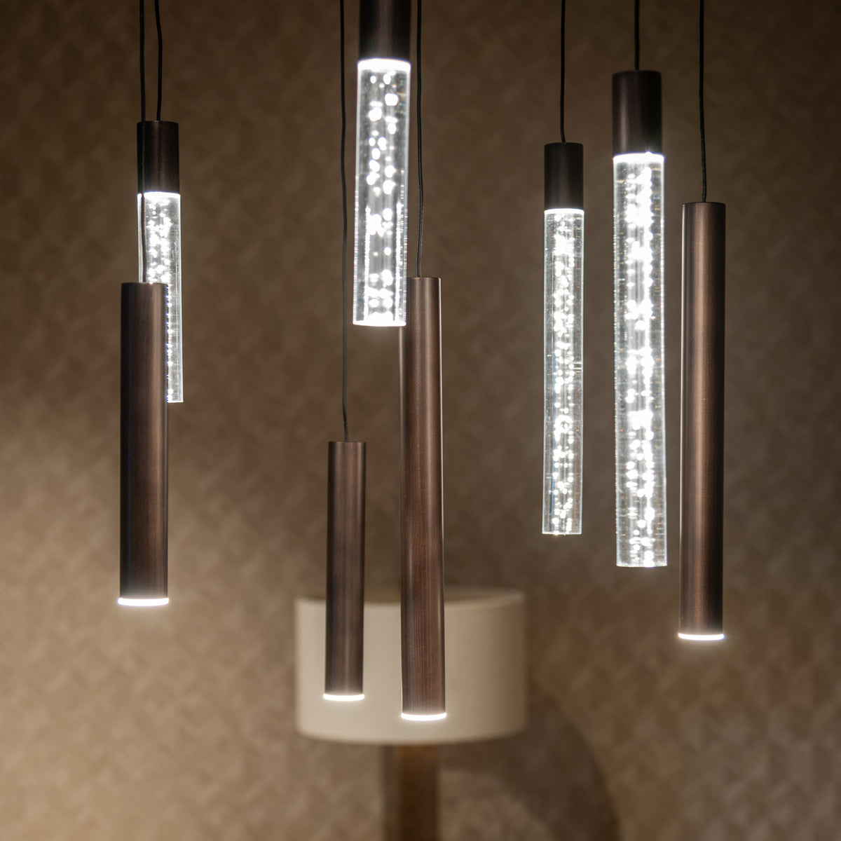 
Lampadario di design «Oxley», 8 luci