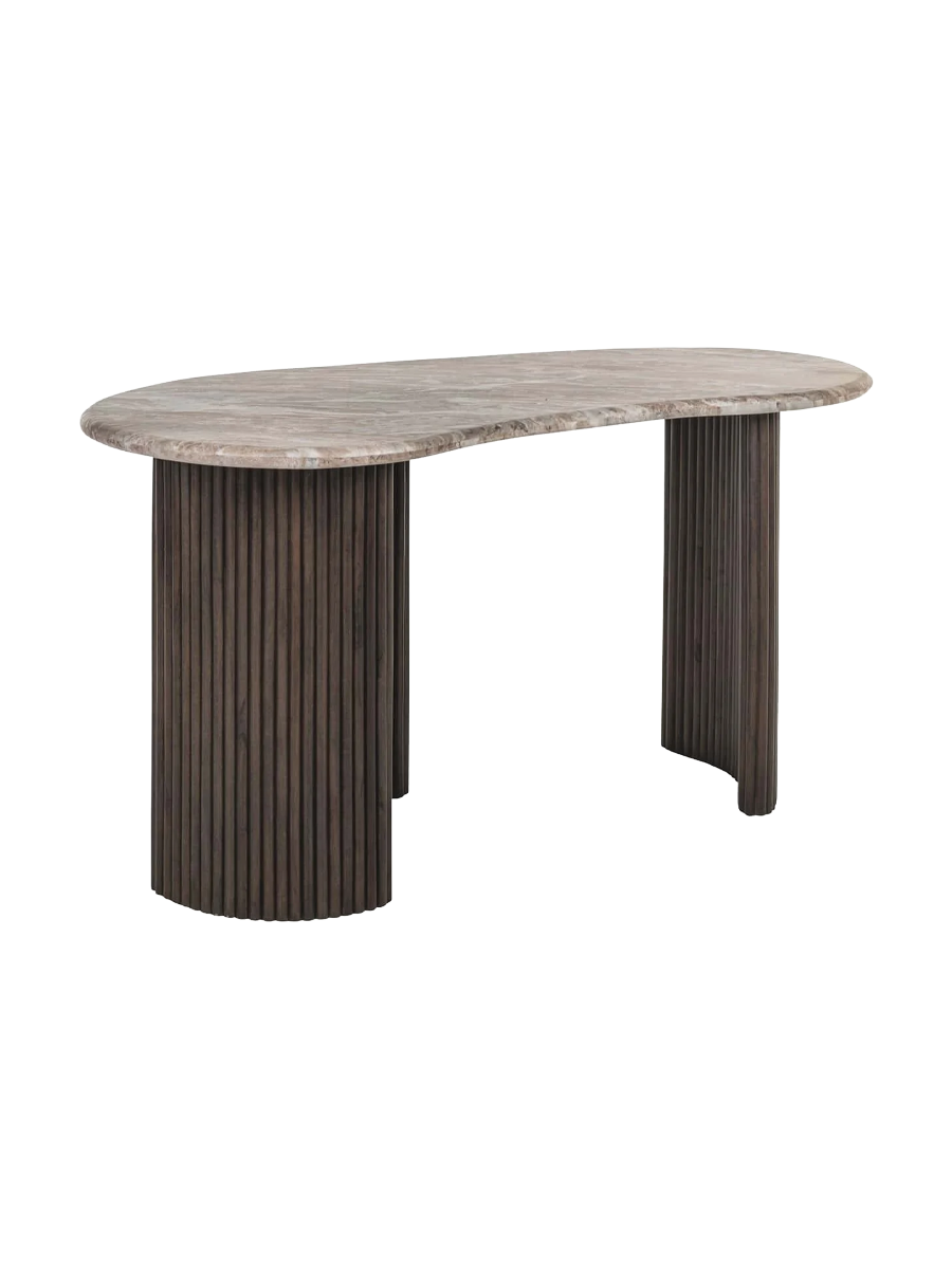 
Grosser Marmor Design Schreibtisch „Rashford“