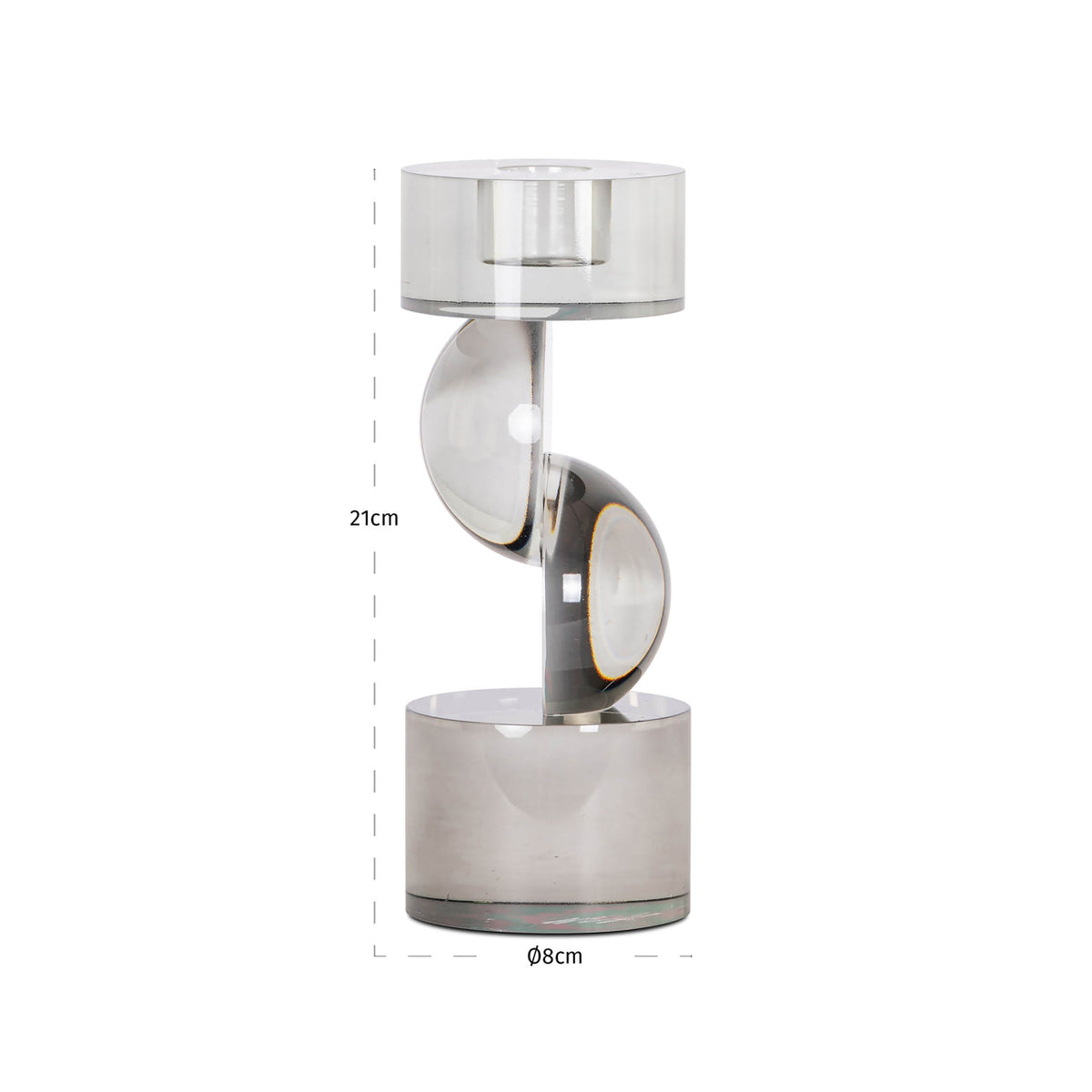 
Portacandele di design «Jennyl», varie dimensioni - 8 × 8 × 21 cm
