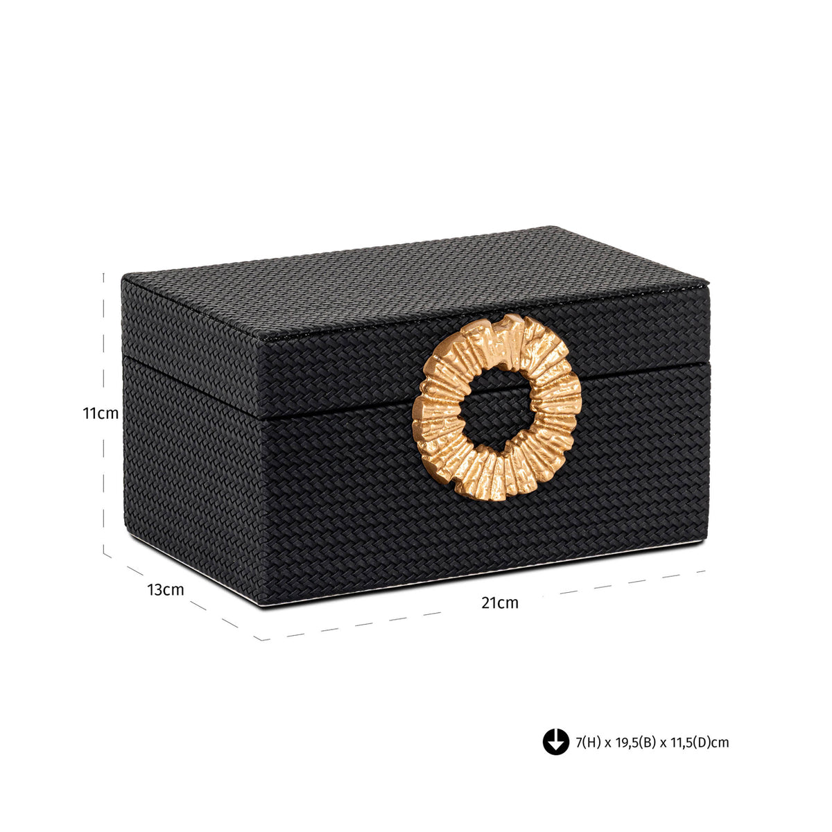 
Contenitore di design „Amal“, diverse dimensioni - 13 × 21 × 11 cm