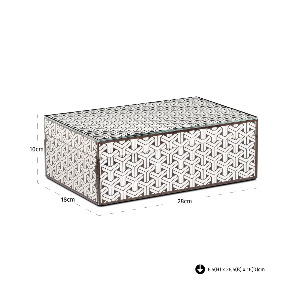 
Scatola portaoggetti di design «Feliz», diverse dimensioni - 12 × 20 × 8 cm