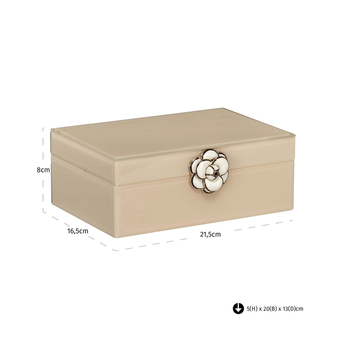 
Contenitore di design „Abbey“, diverse dimensioni - 15 × 22 × 8.5 cm