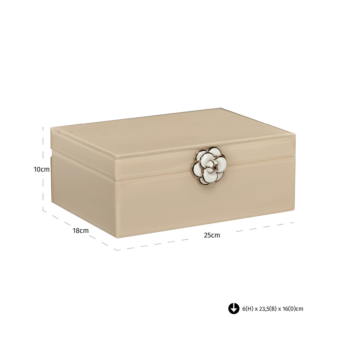 
Contenitore di design „Abbey“, diverse dimensioni - 18 × 25 × 10 cm