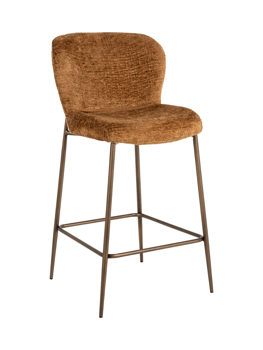 
Sedia da bar di design di alta qualità “Odarby” - Cognac