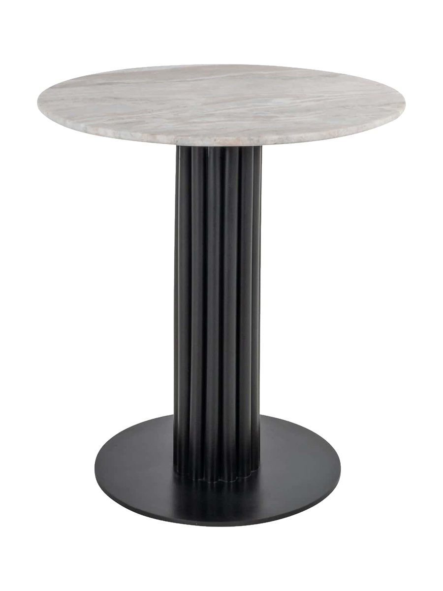 
Table de bistrot ronde en marbre design « Nyon » Ø 75 cm