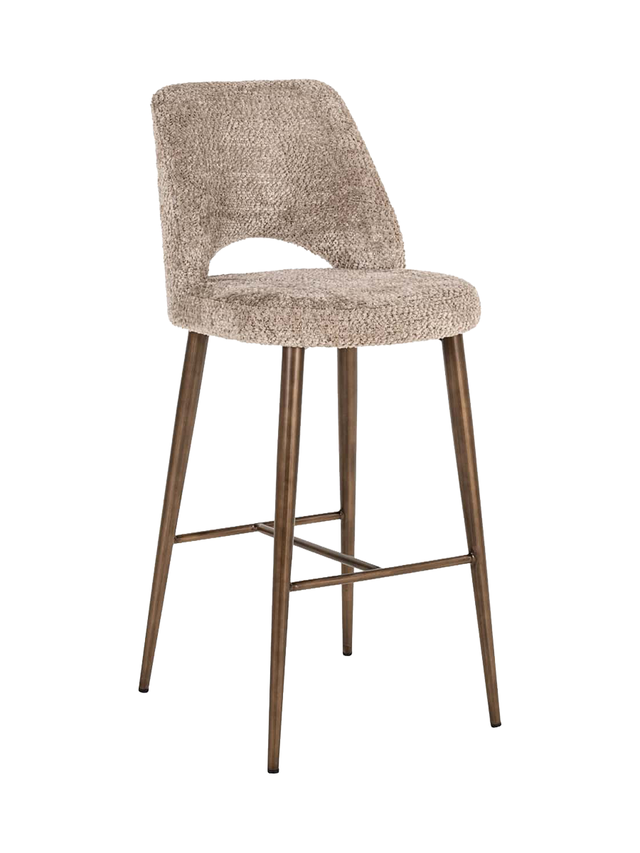 
Sedia da bar di design di alta qualità “Delphine” - Natura incantevole / 76 cm
