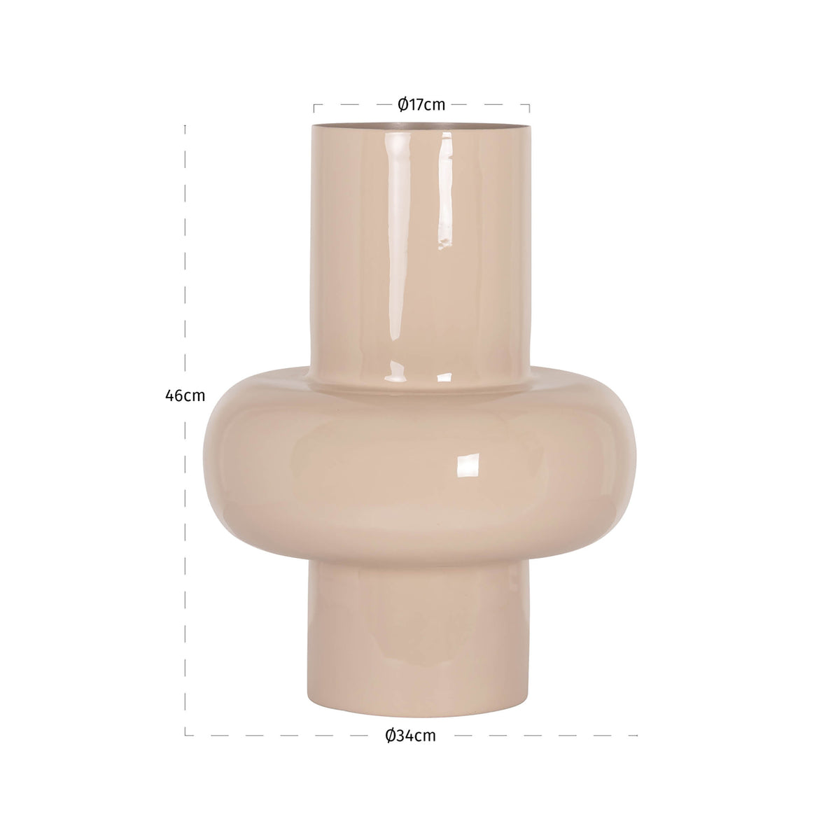
Vaso di design «Benice», diverse misure - 34 × 34 × 46 cm