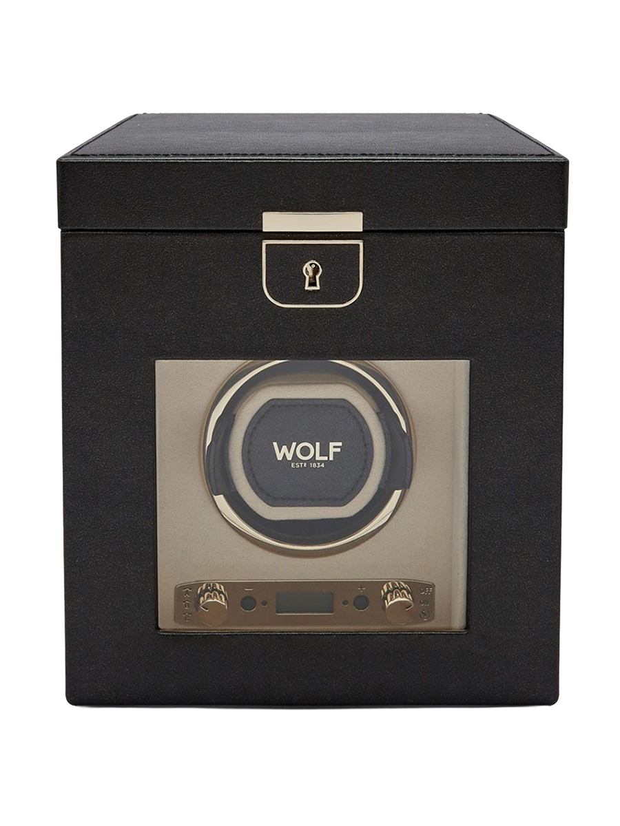 
"Palermo" Single Watch Winder with Jewelry Compartment