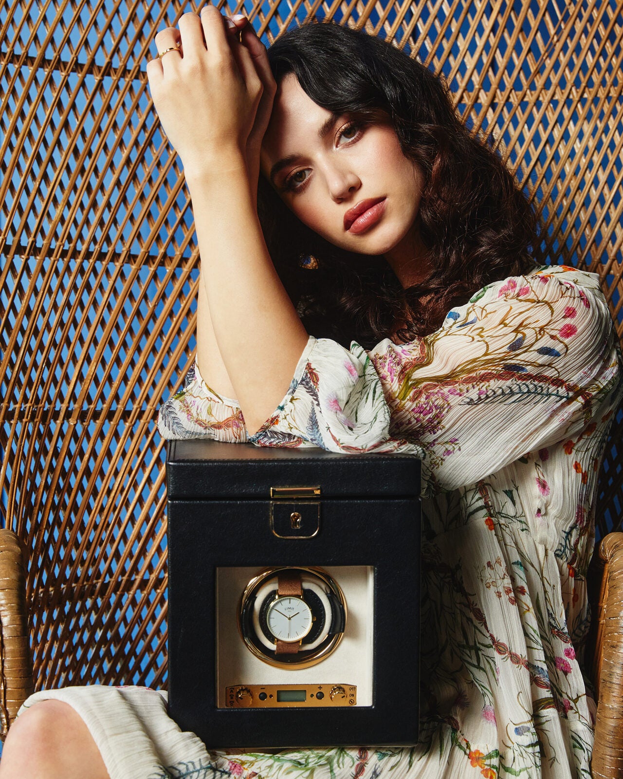 
"Palermo" Single Watch Winder with Jewelry Compartment