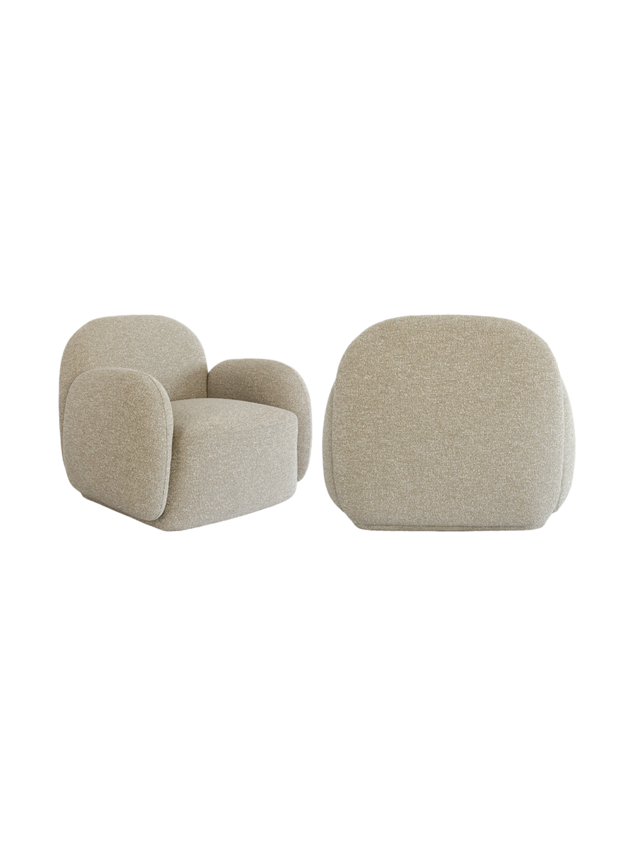
Poltrona di design «Roxy» - Beige Lodge