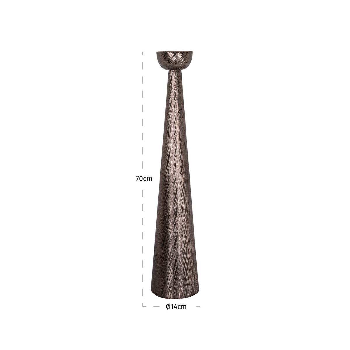 
Portacandele di design «Saphira», varie dimensioni - 14 × 14 × 70 cm