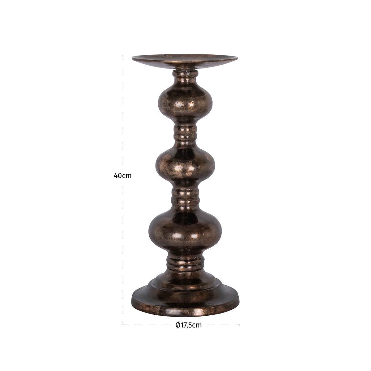 
Portacandele di design «Joya», varie dimensioni - 17.5 × 17.5 × 40 cm