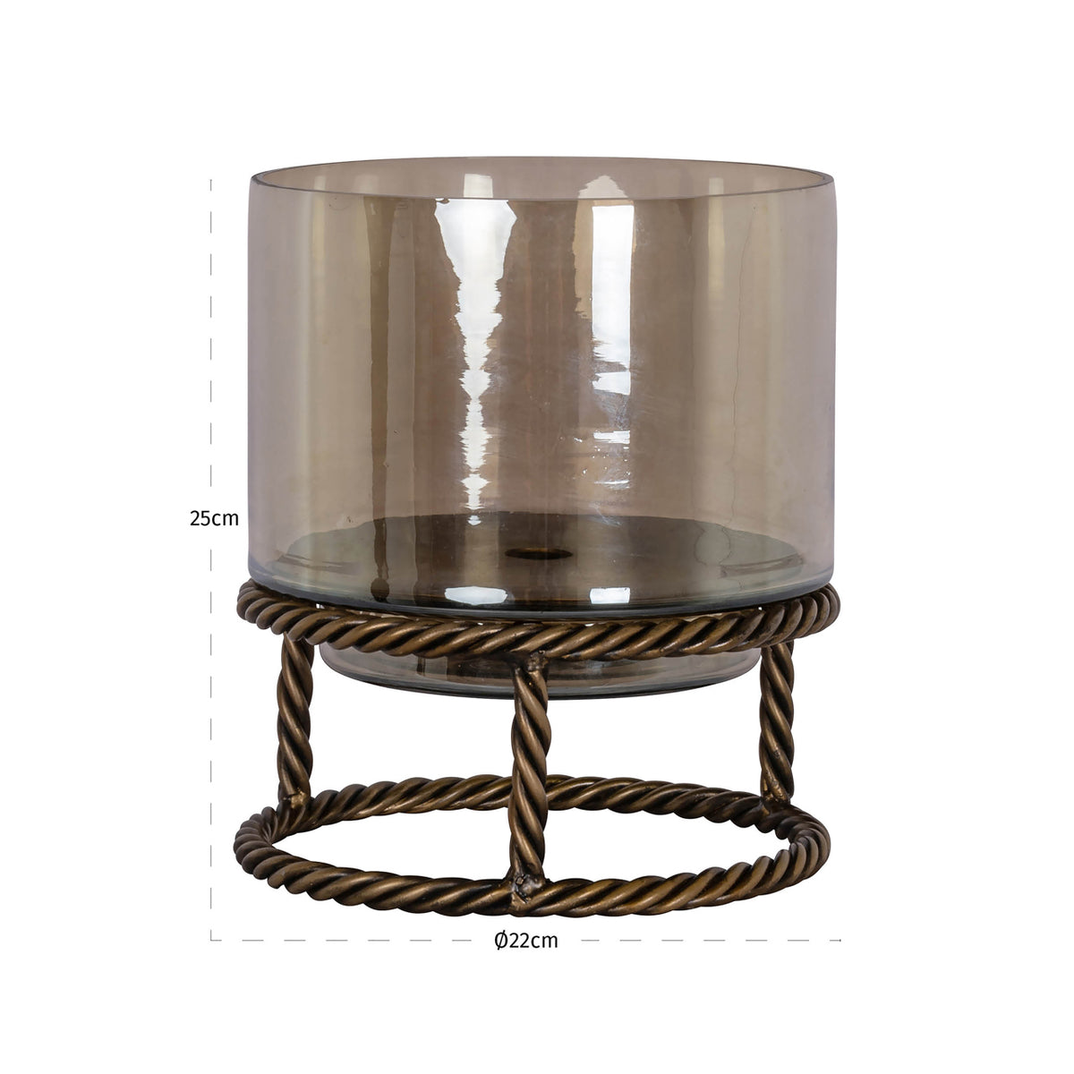 
Lanterna di design «Ropia», varie dimensioni - 22 × 22 × 25 cm