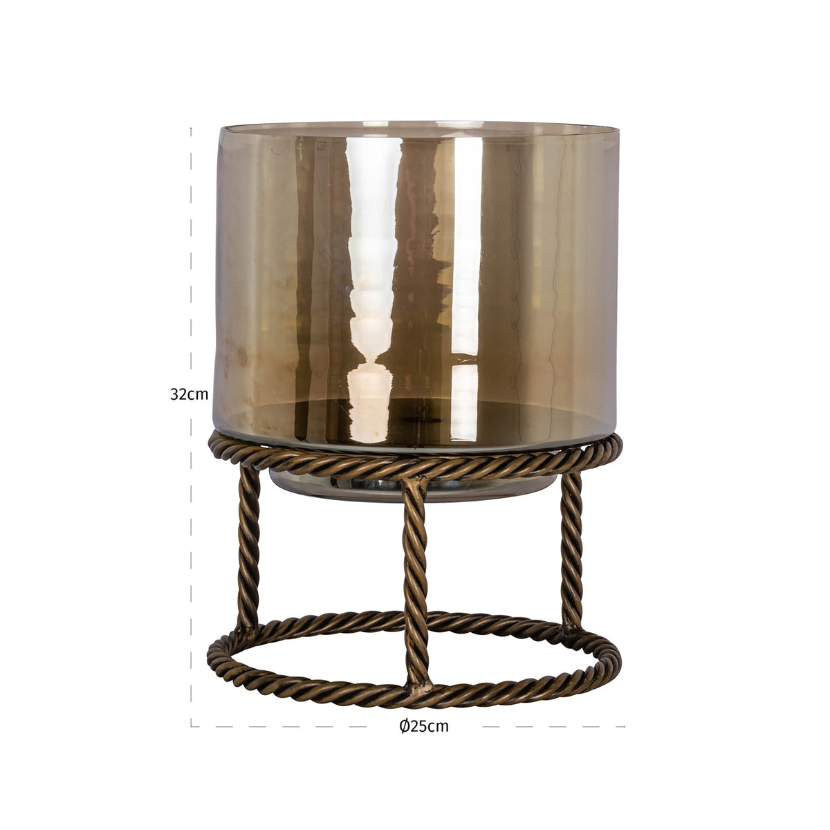 
Lanterna di design «Ropia», varie dimensioni - 25 × 25 × 32 cm