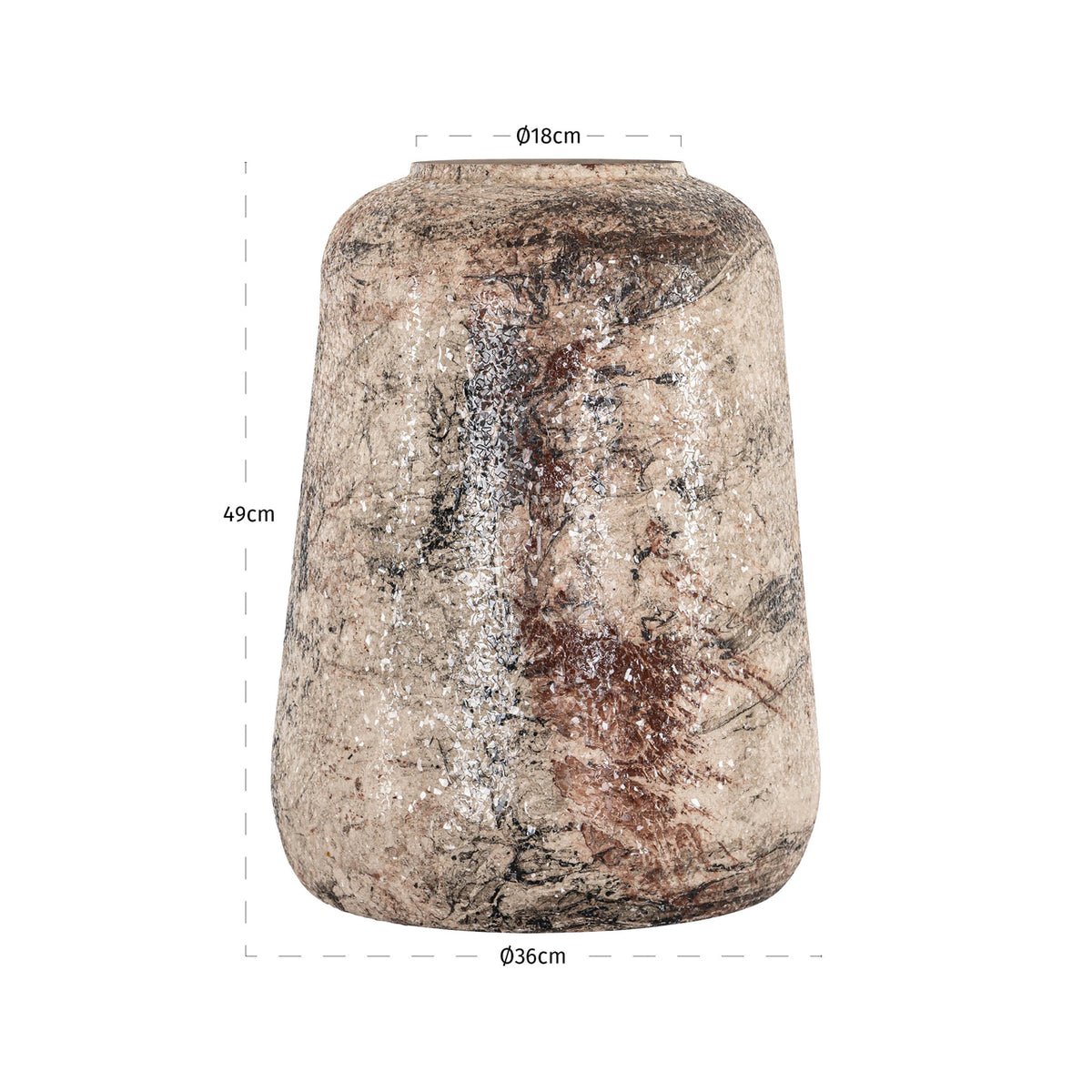 
Vaso di design “Dena”, diverse dimensioni - 36 × 36 × 49 cm