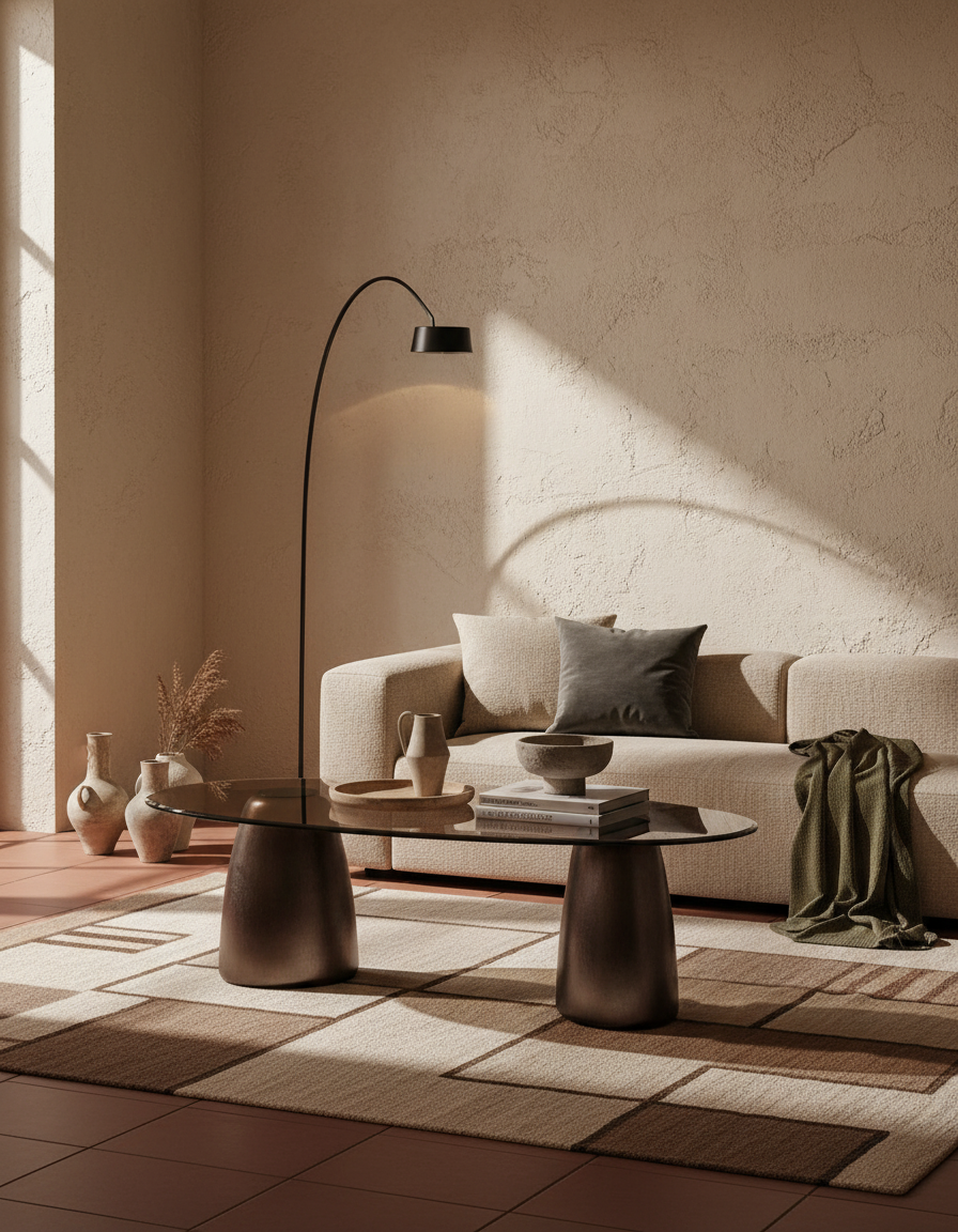 
Ovaler Design Couchtisch „Hayden“