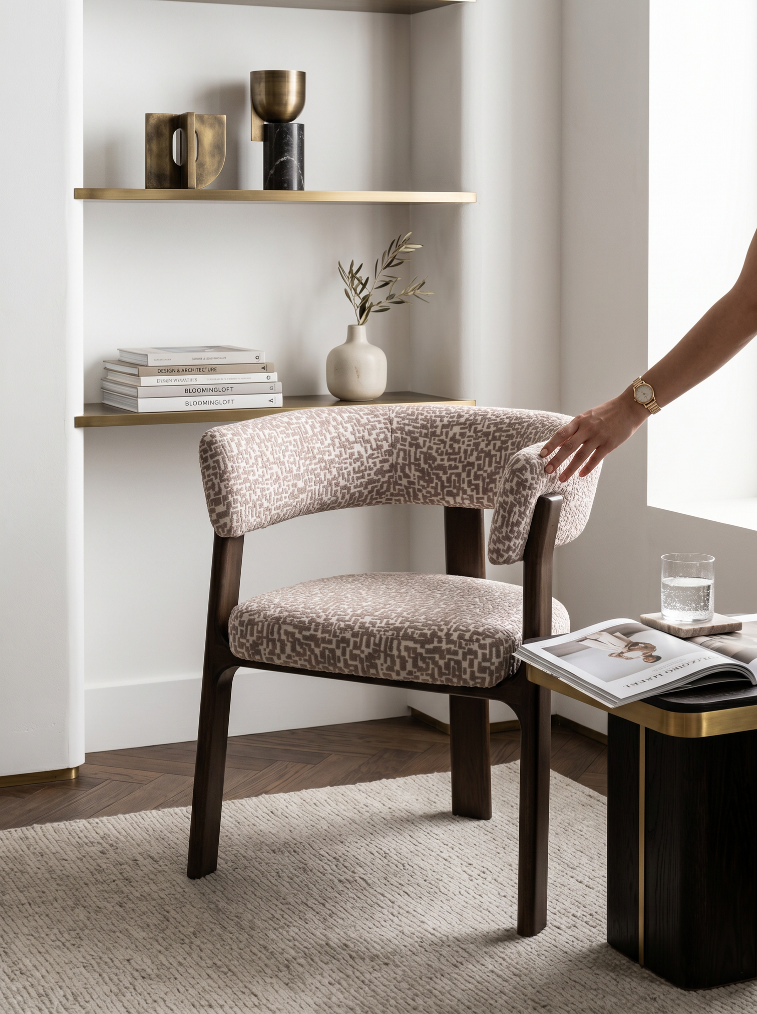 
Chaise de salle à manger en bois massif de qualité supérieure « Contigo » - Géo Naturel