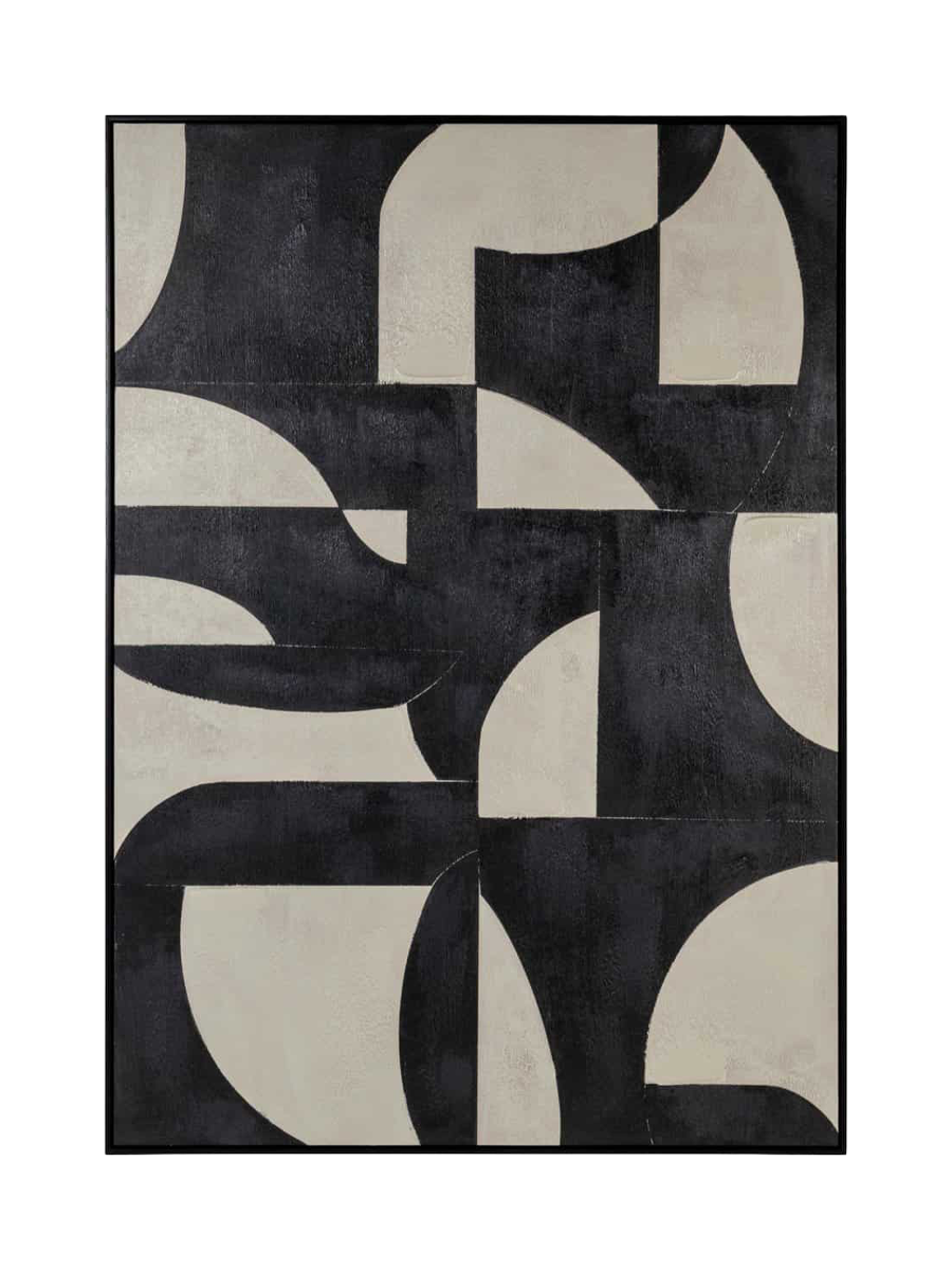 
Grosses Design Wandbild „Splendor“ mit Holzrahmen, 140 x 100 cm