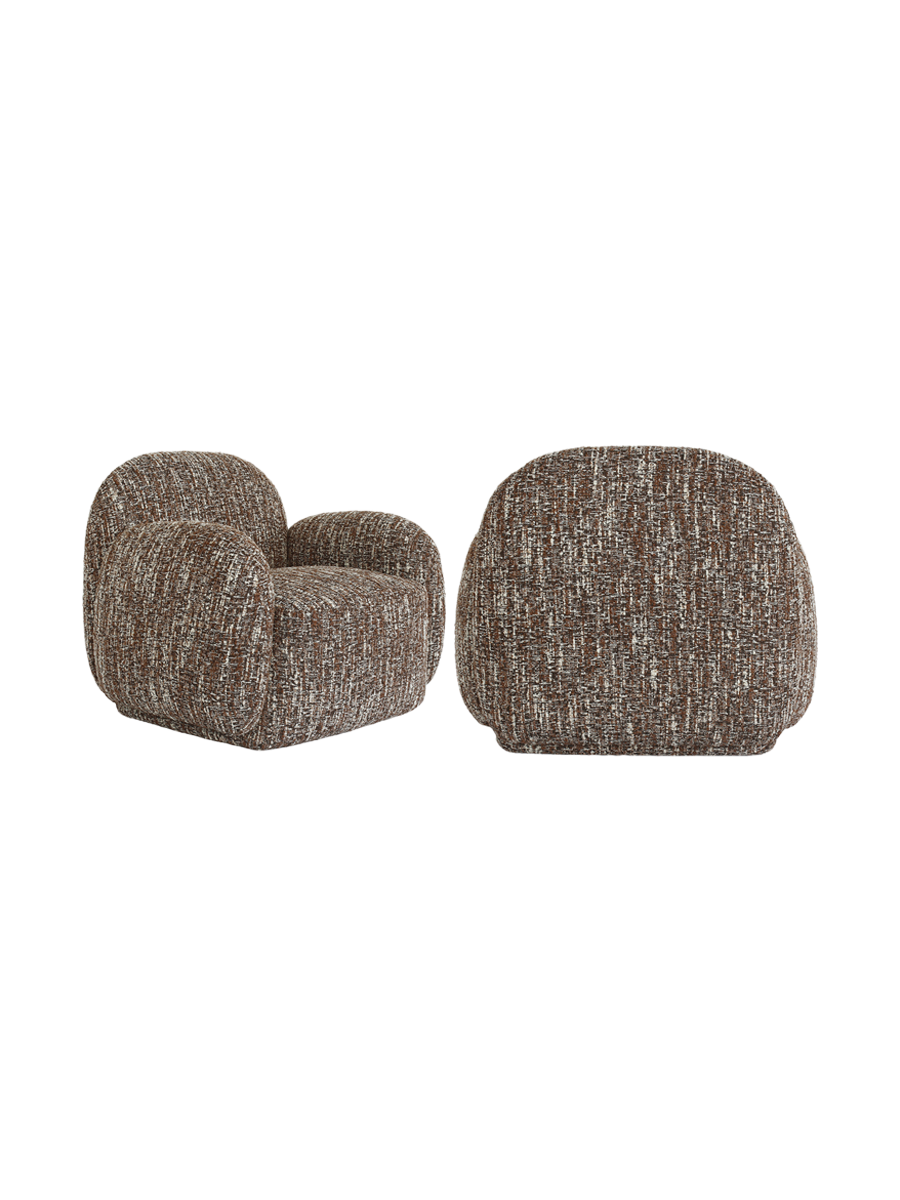 
Poltrona di design «Roxy» - Nocciola