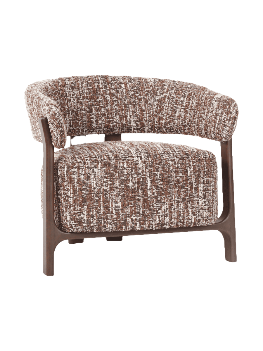 
Poltrona lounge di design di alta qualità “Dalara” - Nocciola