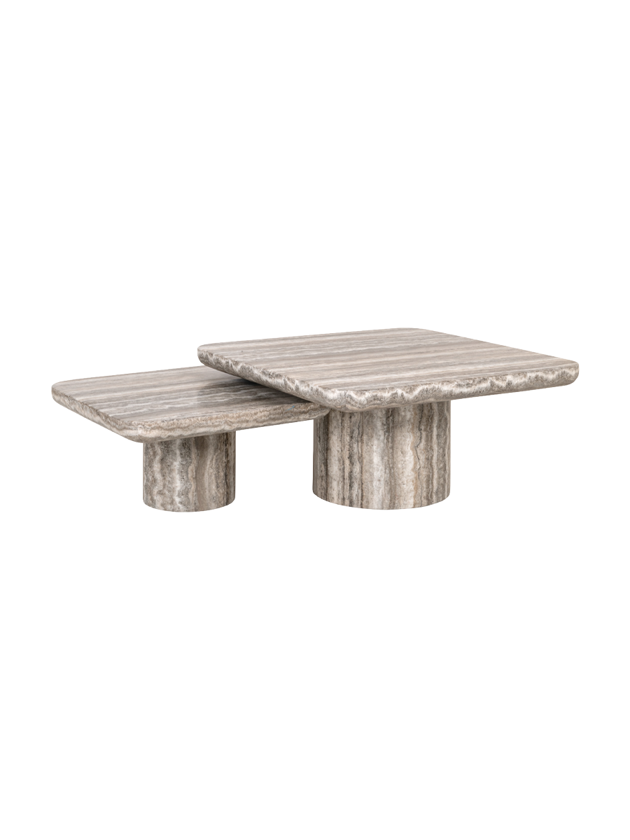
Design Couchtisch-Set  „Dulce“ aus Marmor