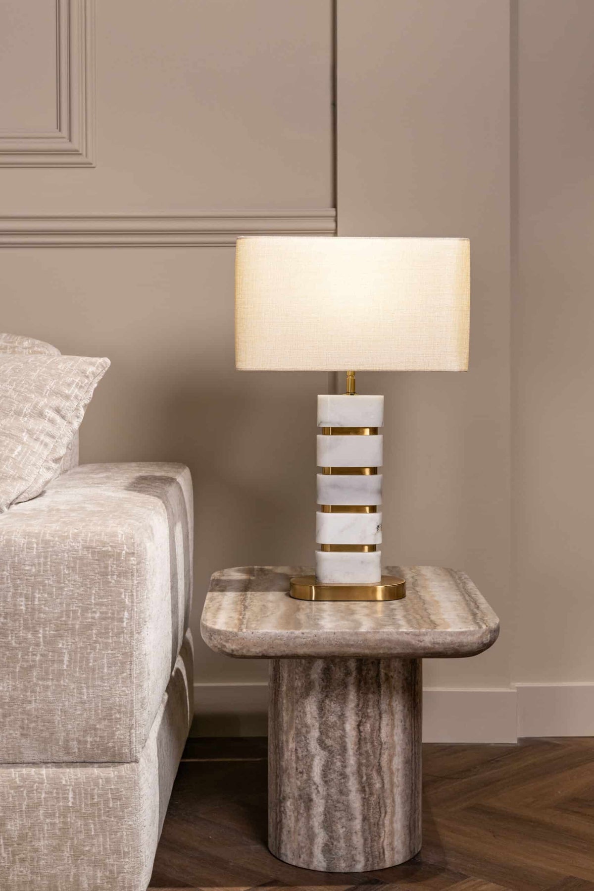
Design Beistelltisch „Dulce II“ aus Marmor