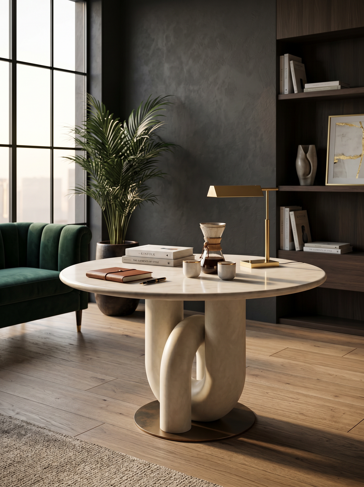 
Tavolo da pranzo rotondo di design „Winslow“, Ø 135 cm