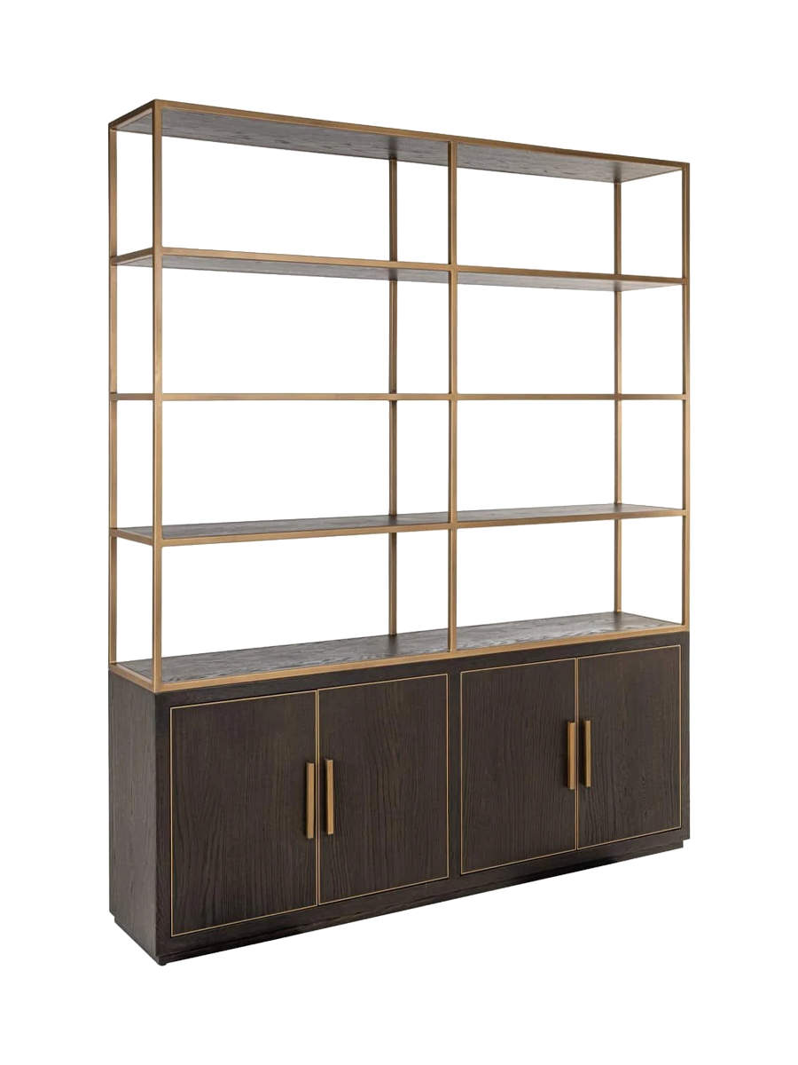 
Grosses Design Regal „Carter“, 4-türig