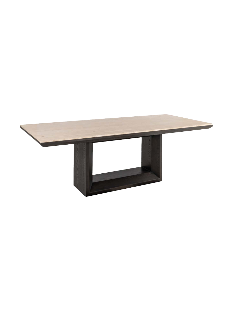 
Designer Dining Table "Claremont" with Marble Top, 230 x 100 cm