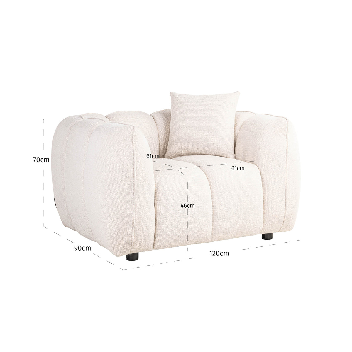 
Poltrona di design «Jezebel»