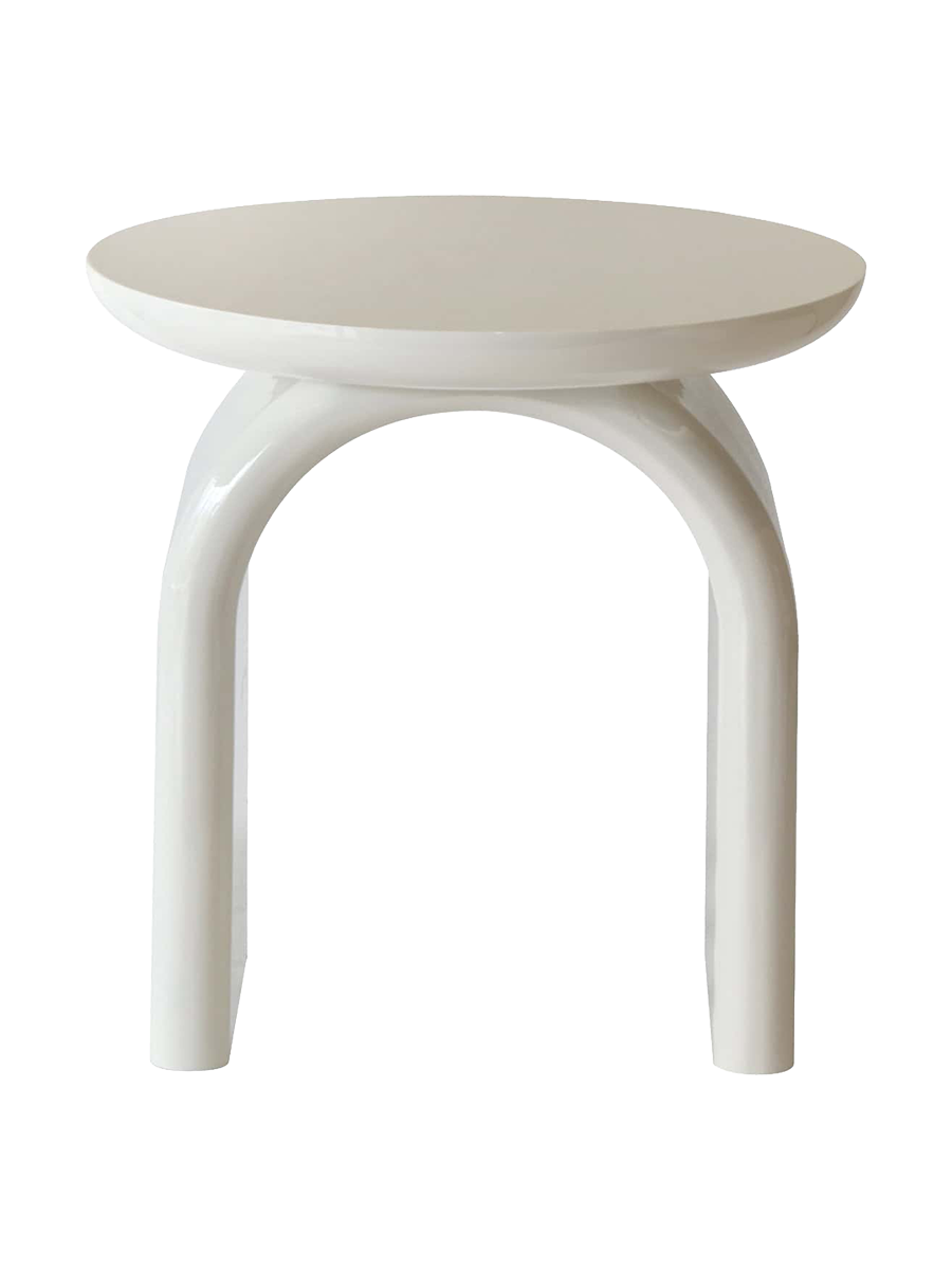 
"Merrick" Designer Side Table - White
