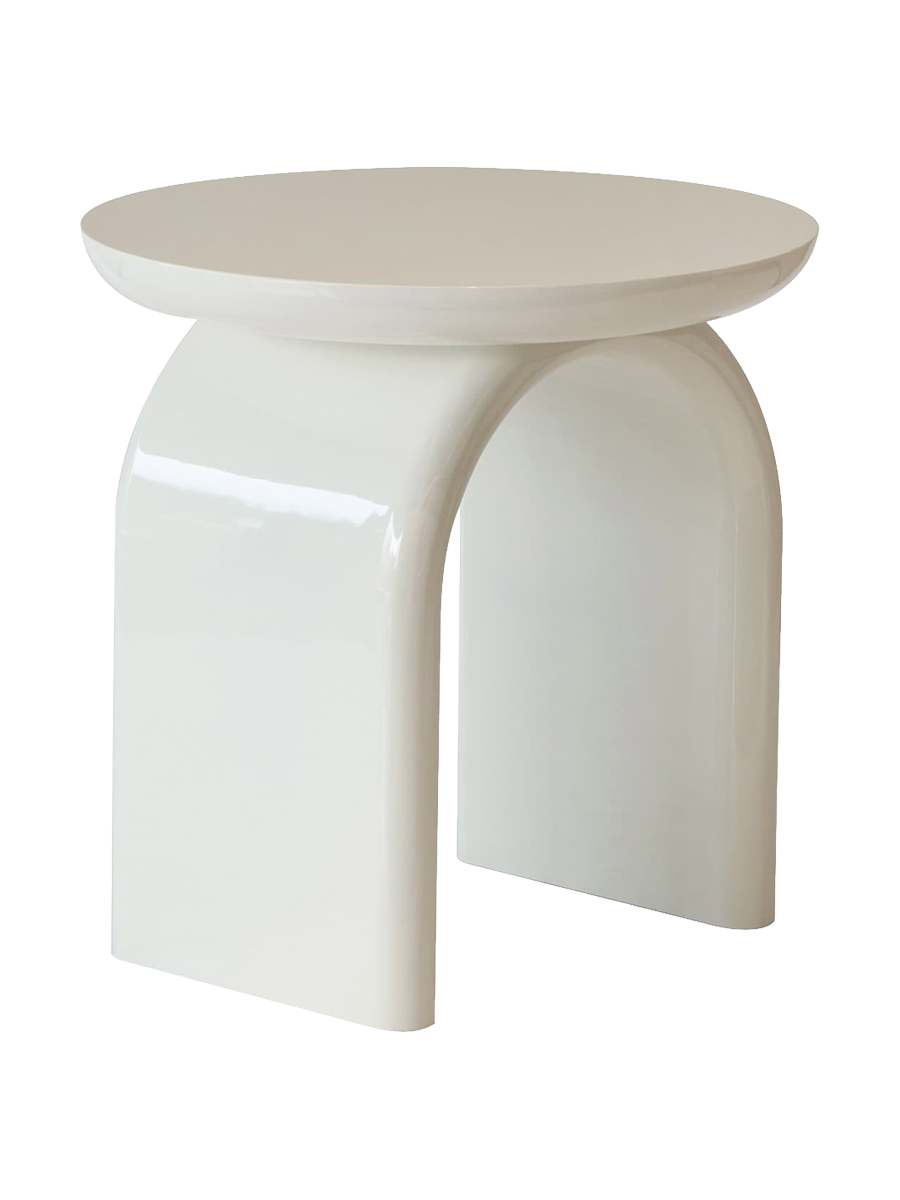 
"Merrick" Designer Side Table - White