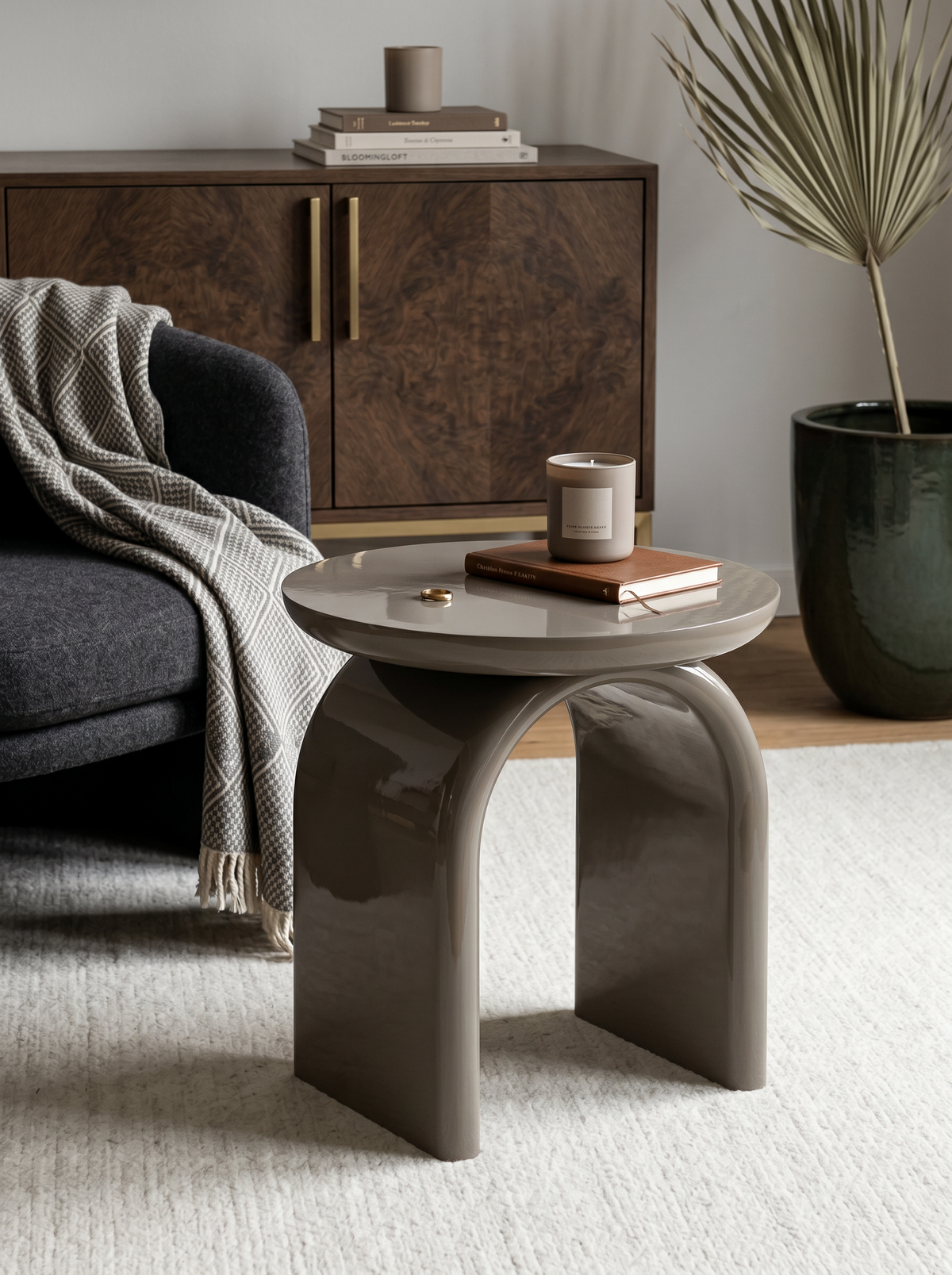 
"Merrick" Designer Side Table - Green