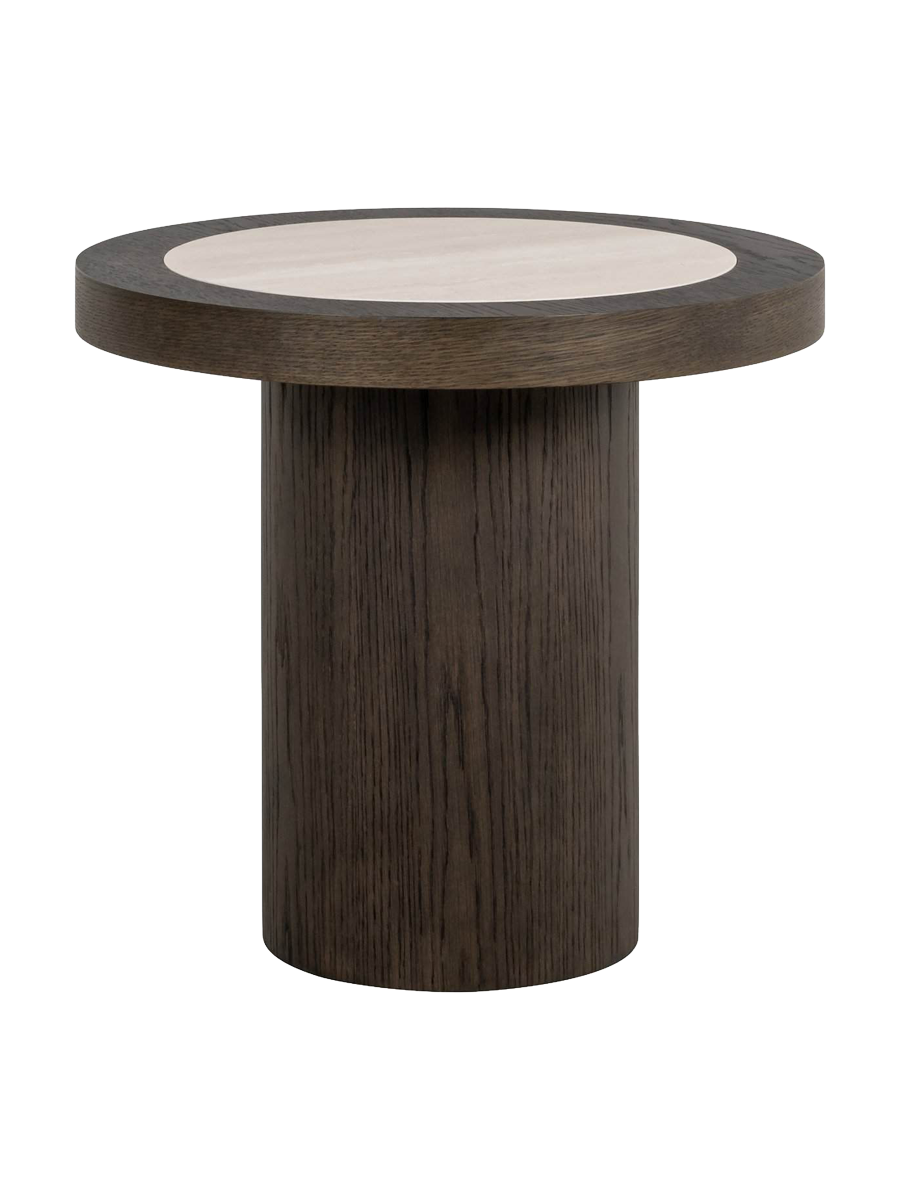 
Designer side table "Nando" with ceramic tabletop